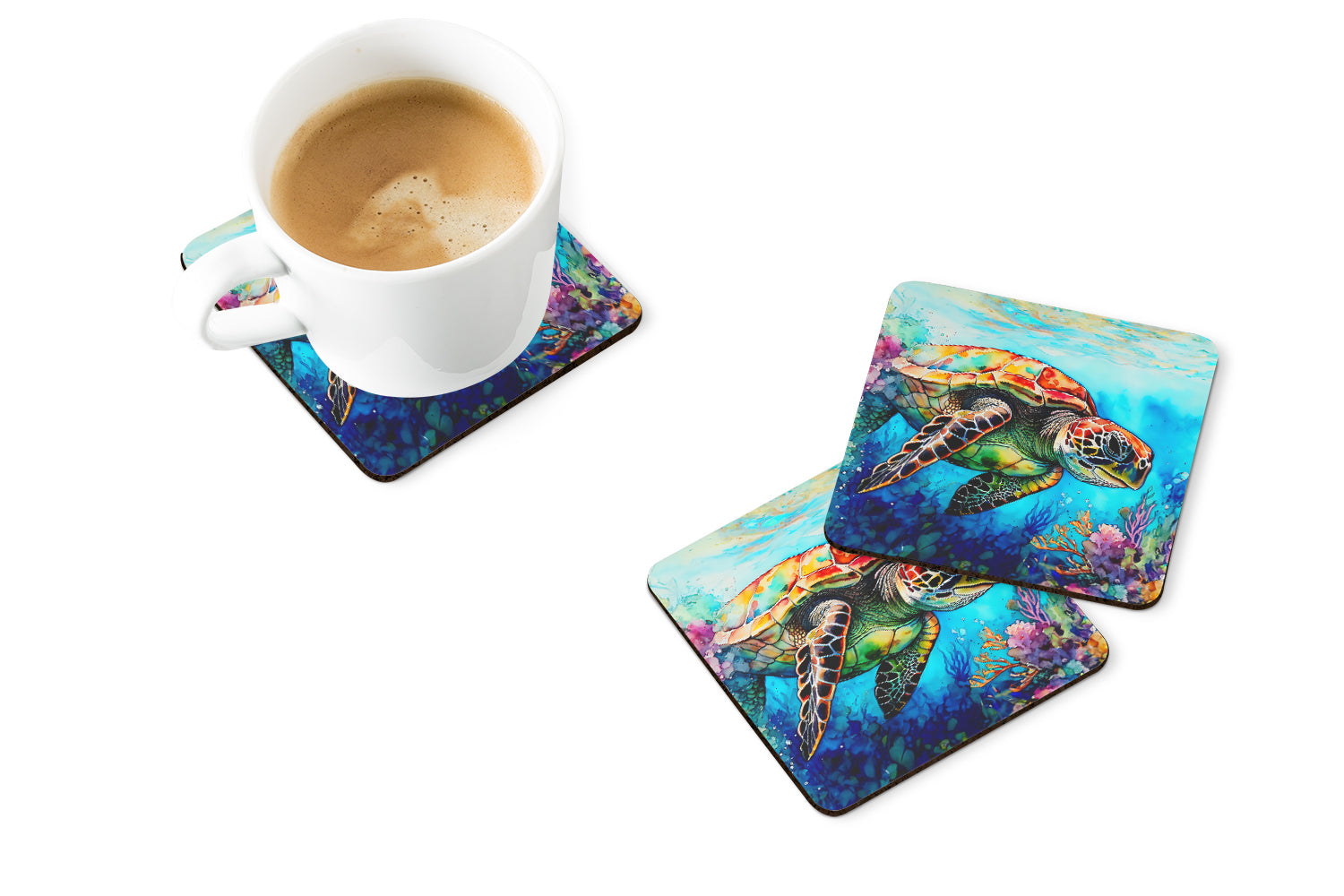 Buy this Loggerhead Sea Turtle Foam Coasters