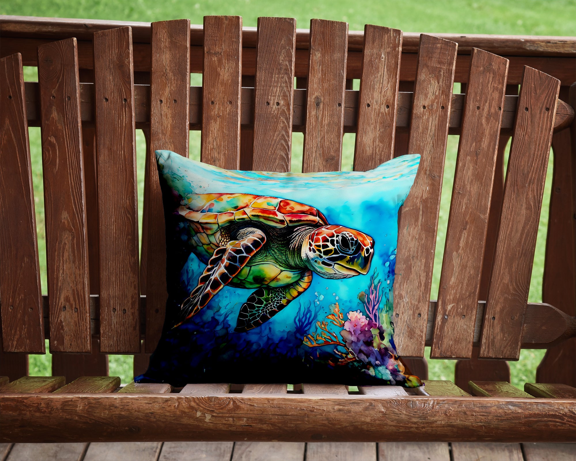 Buy this Loggerhead Sea Turtle Throw Pillow