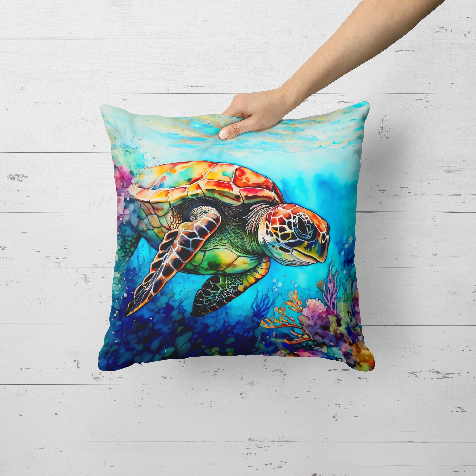 Buy this Loggerhead Sea Turtle Throw Pillow