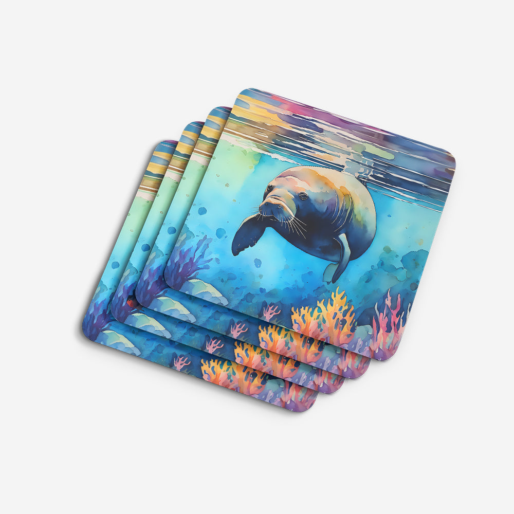 Manatee Foam Coasters