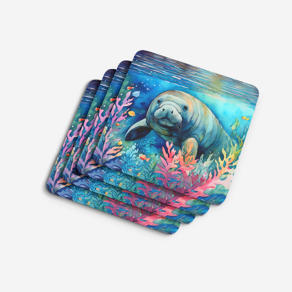 Manatee Foam Coasters