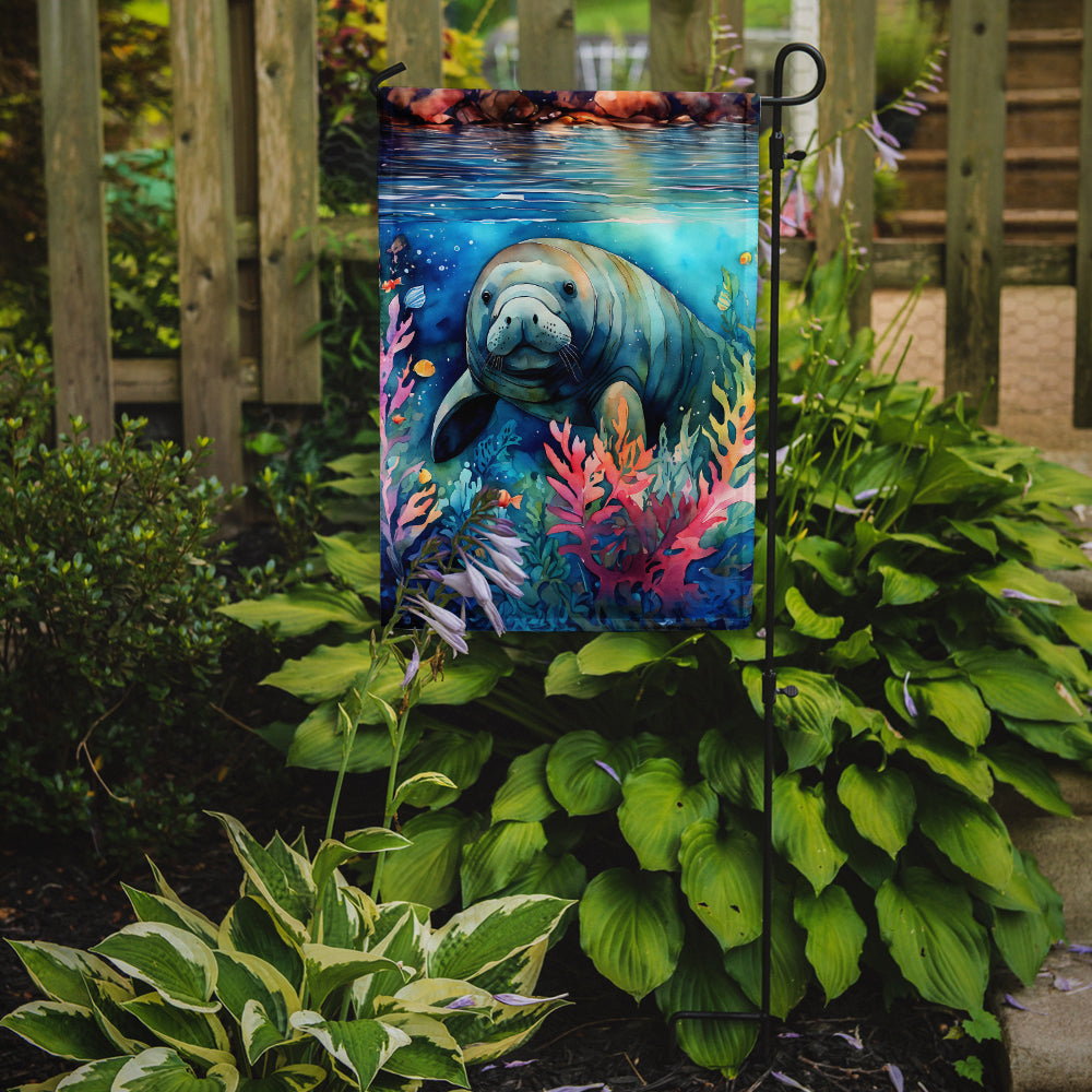 Manatee Garden Flag