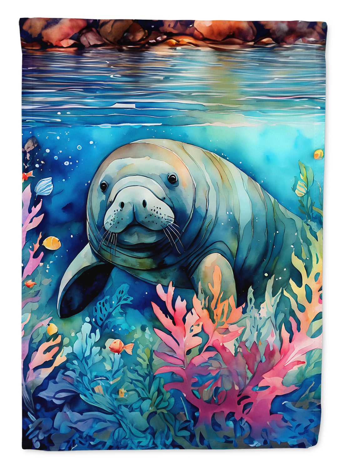 Buy this Manatee Garden Flag