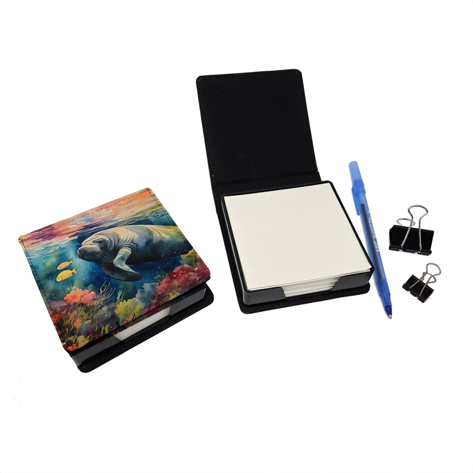 Buy this Manatee PU Leather Note Paper Holder