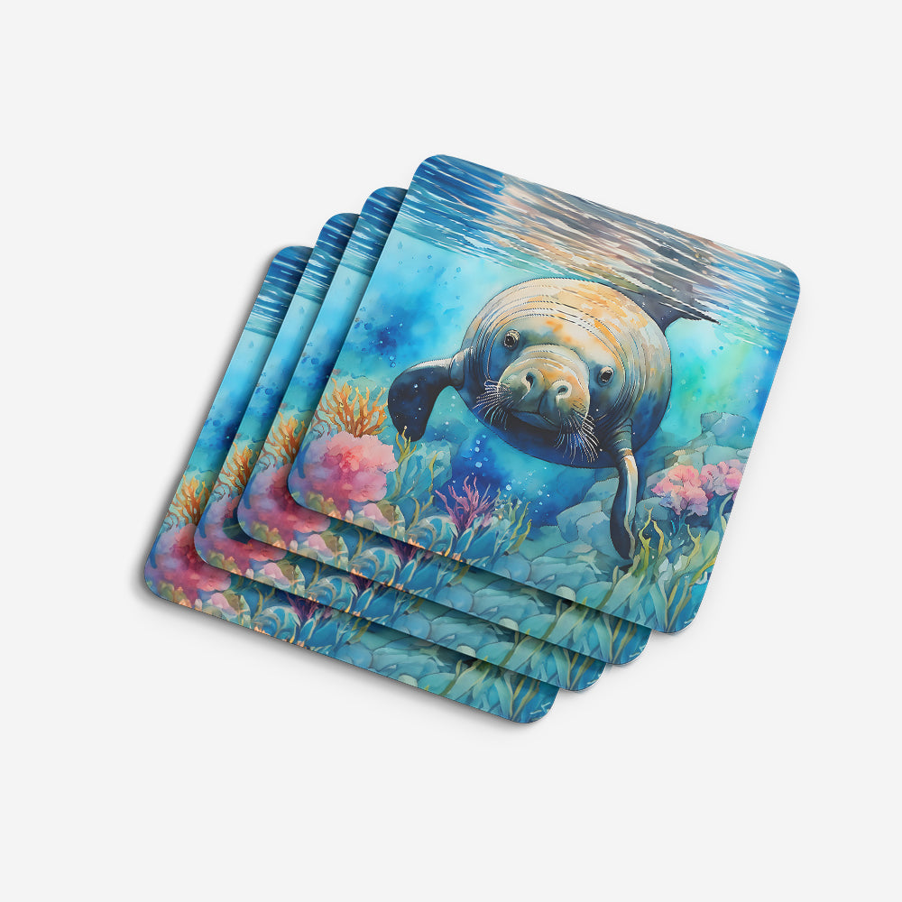 Manatee Foam Coasters