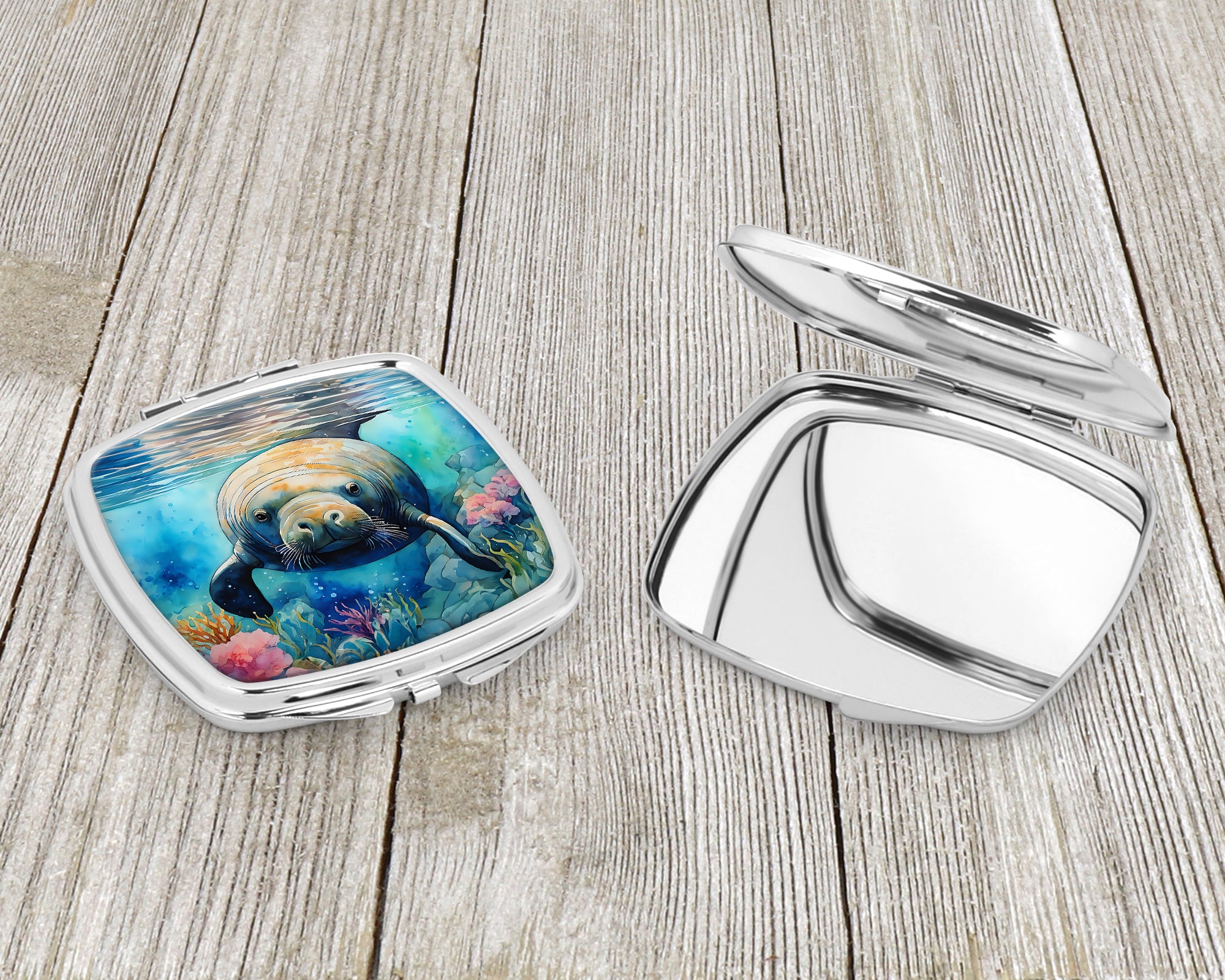 Manatee Compact Mirror