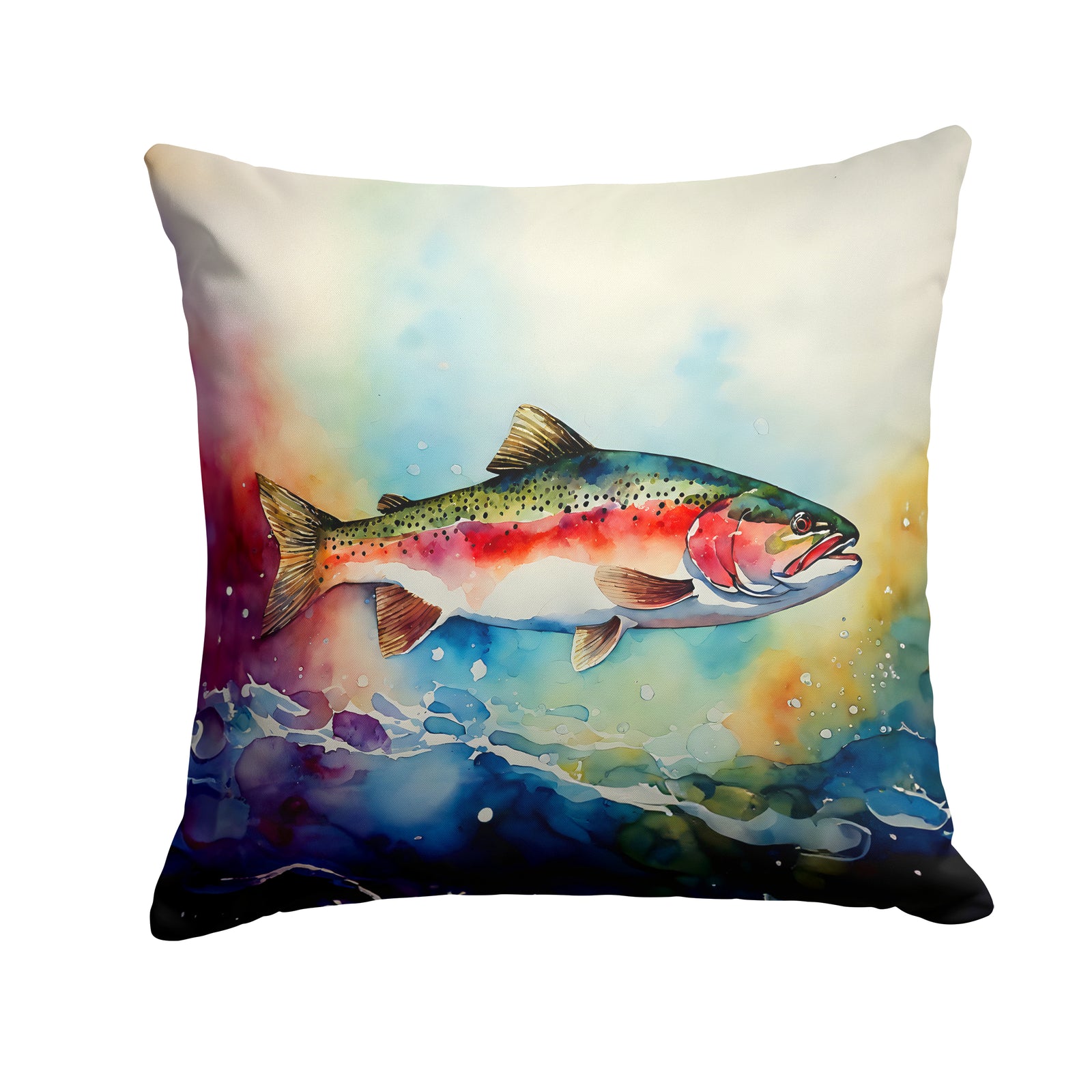 Buy this Rainbow Trout Throw Pillow