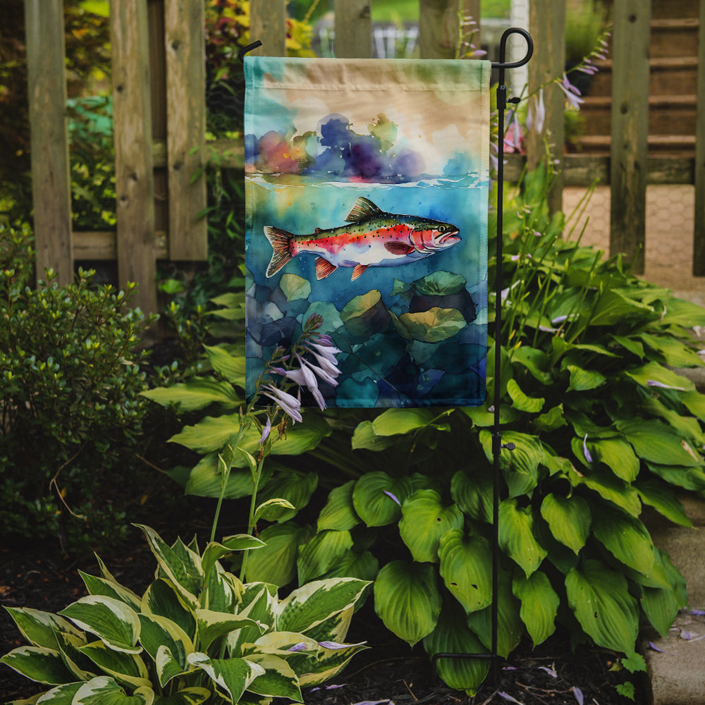 Buy this Rainbow Trout Garden Flag