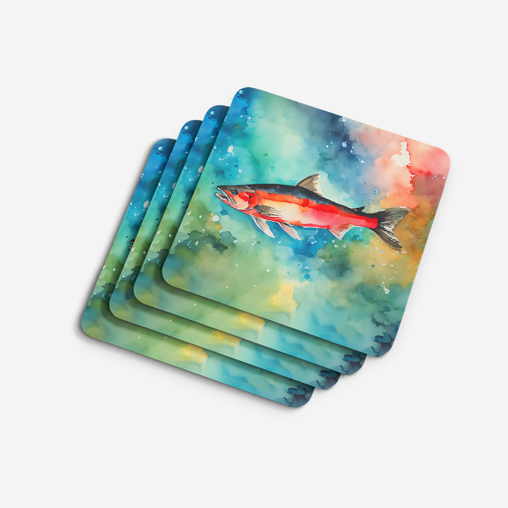 Salmon Foam Coasters