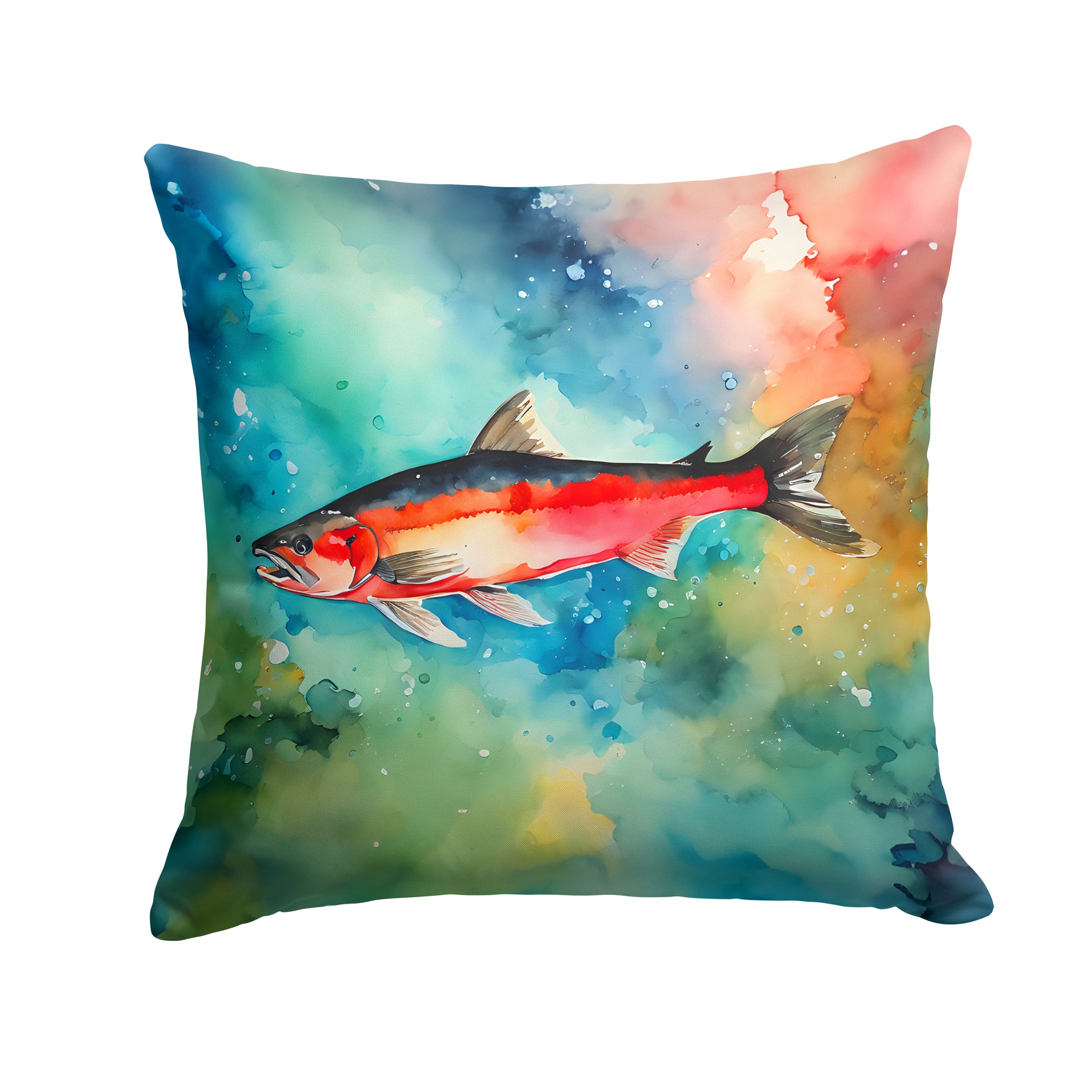 Buy this Salmon Throw Pillow