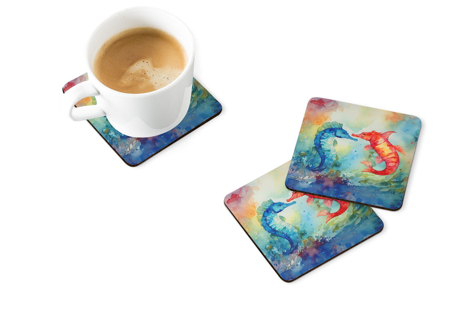 Buy this Seahorses Foam Coasters