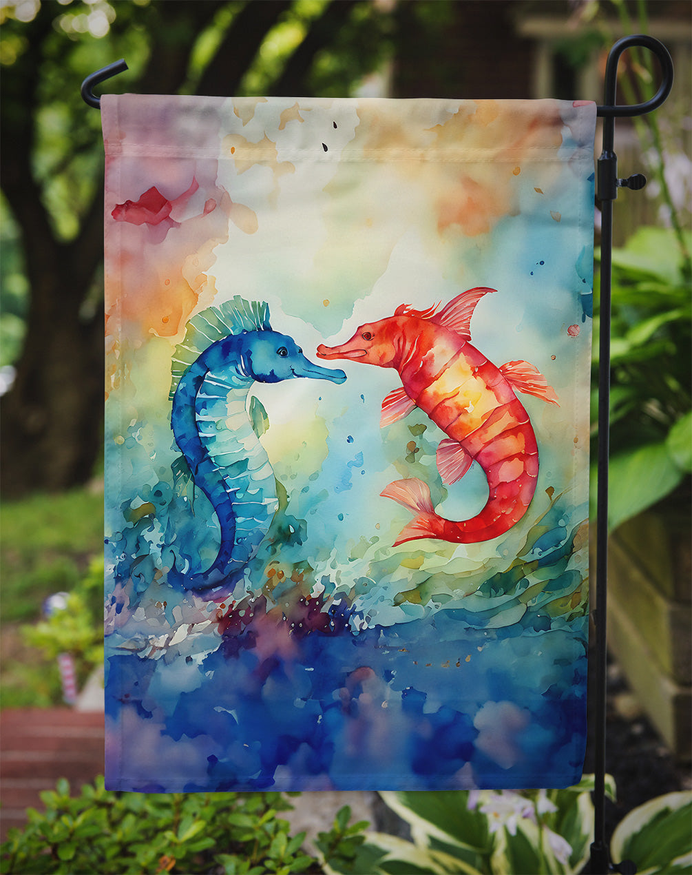 Seahorses Garden Flag