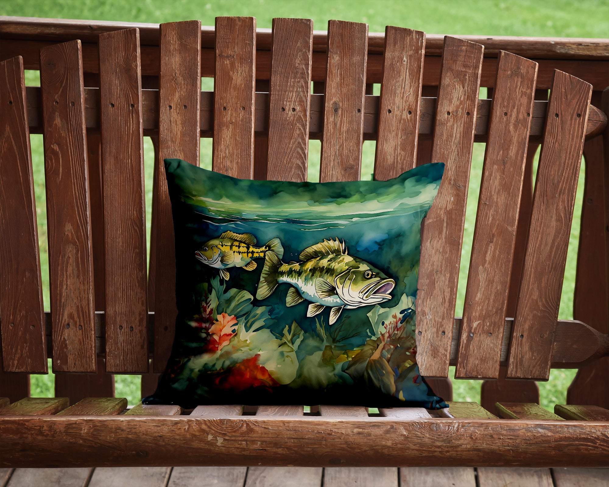 Buy this Smallmouth Bass Throw Pillow