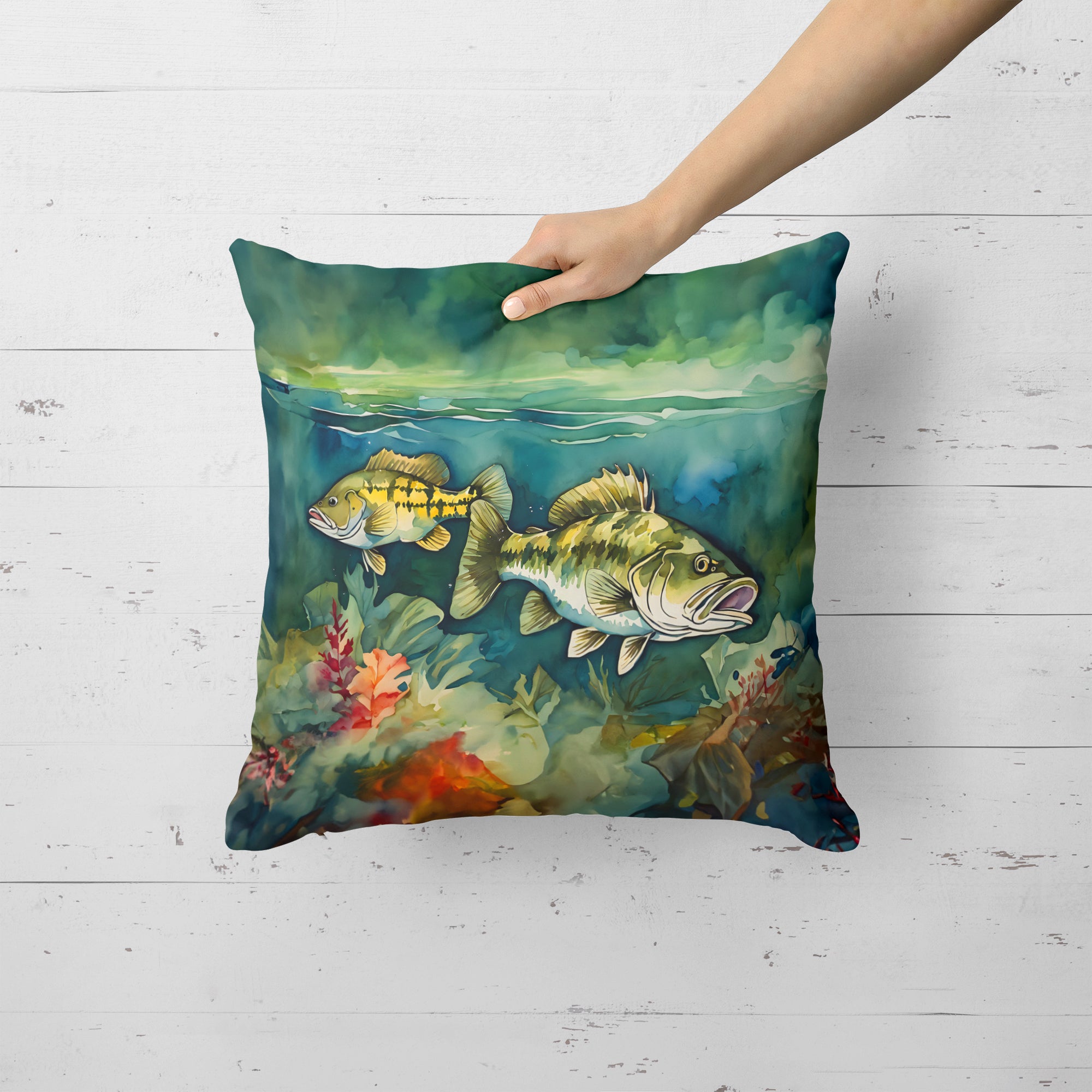 Buy this Smallmouth Bass Throw Pillow