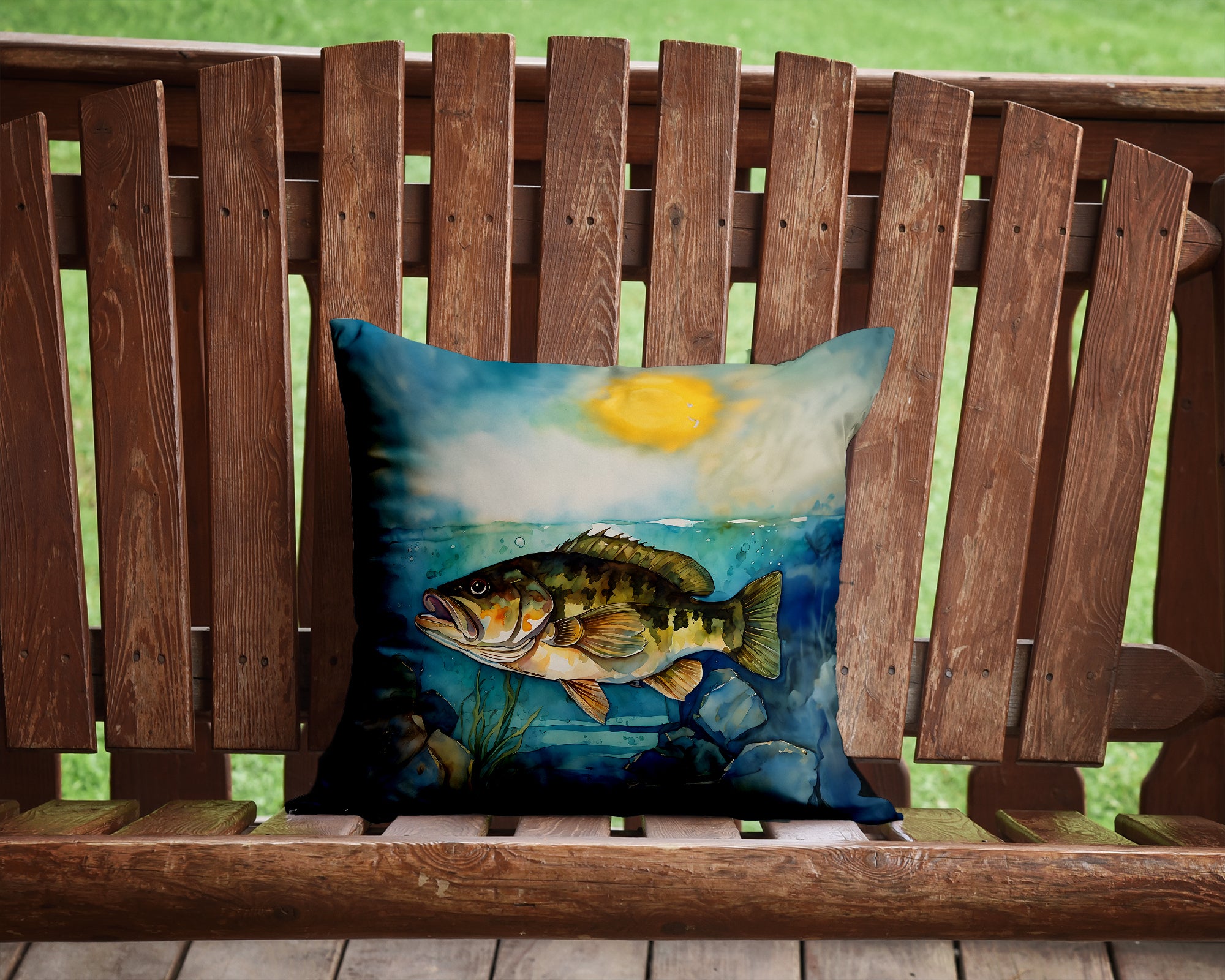 Buy this Smallmouth Bass Throw Pillow