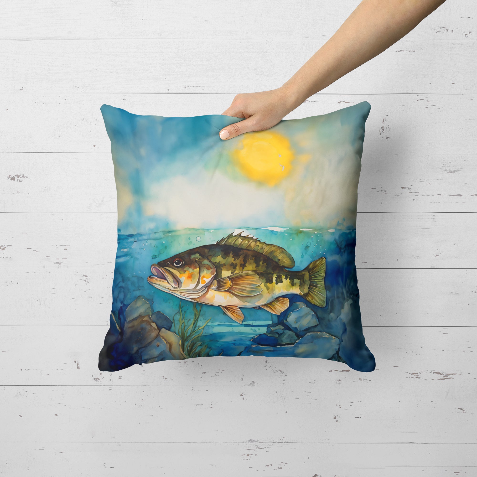 Buy this Smallmouth Bass Throw Pillow