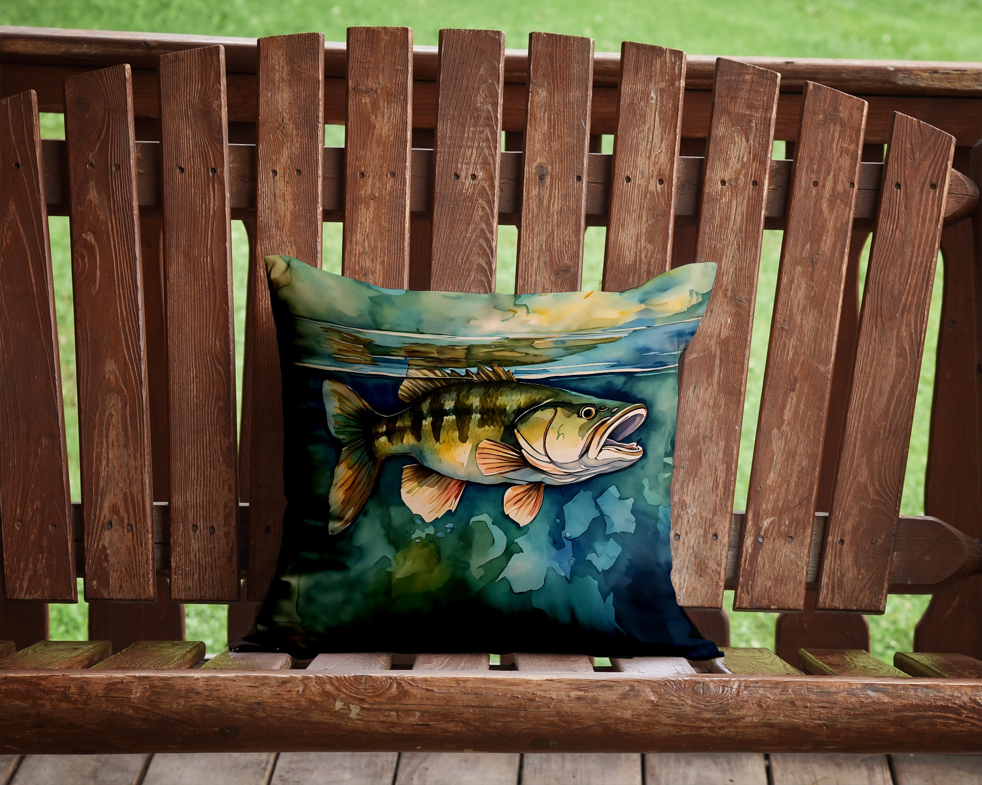 Buy this Smallmouth Bass Throw Pillow