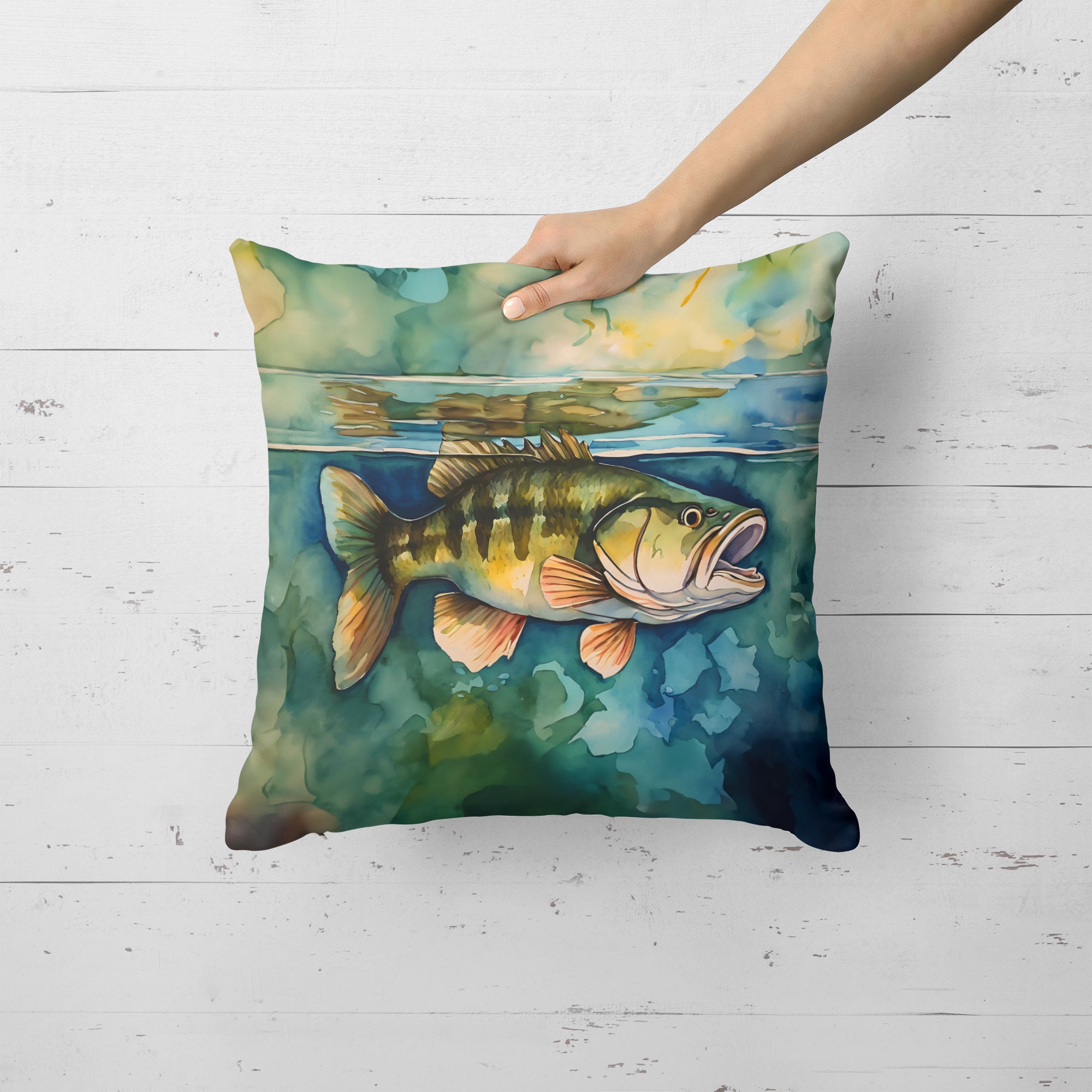 Buy this Smallmouth Bass Throw Pillow