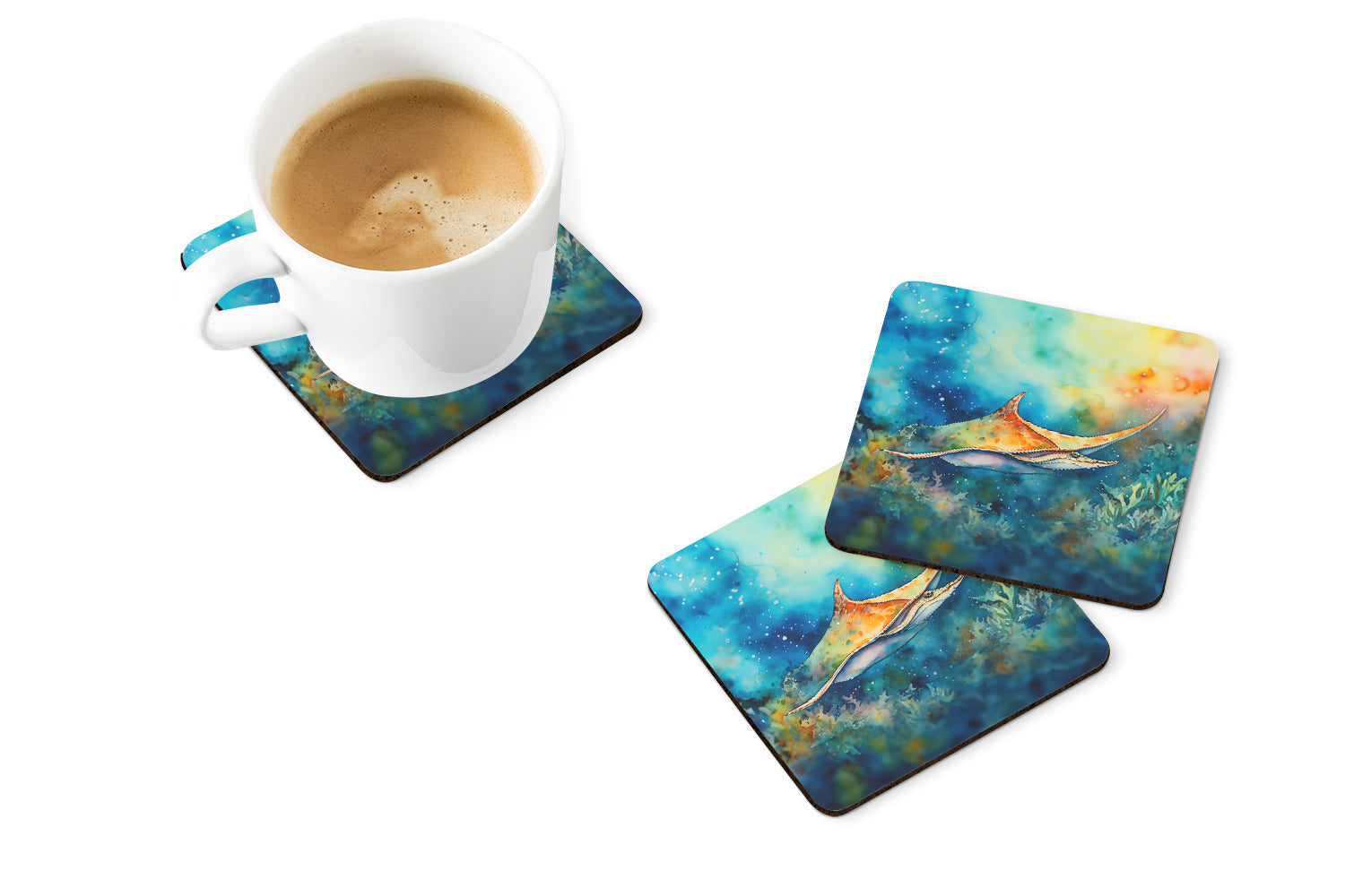 Buy this Sting Ray Foam Coasters