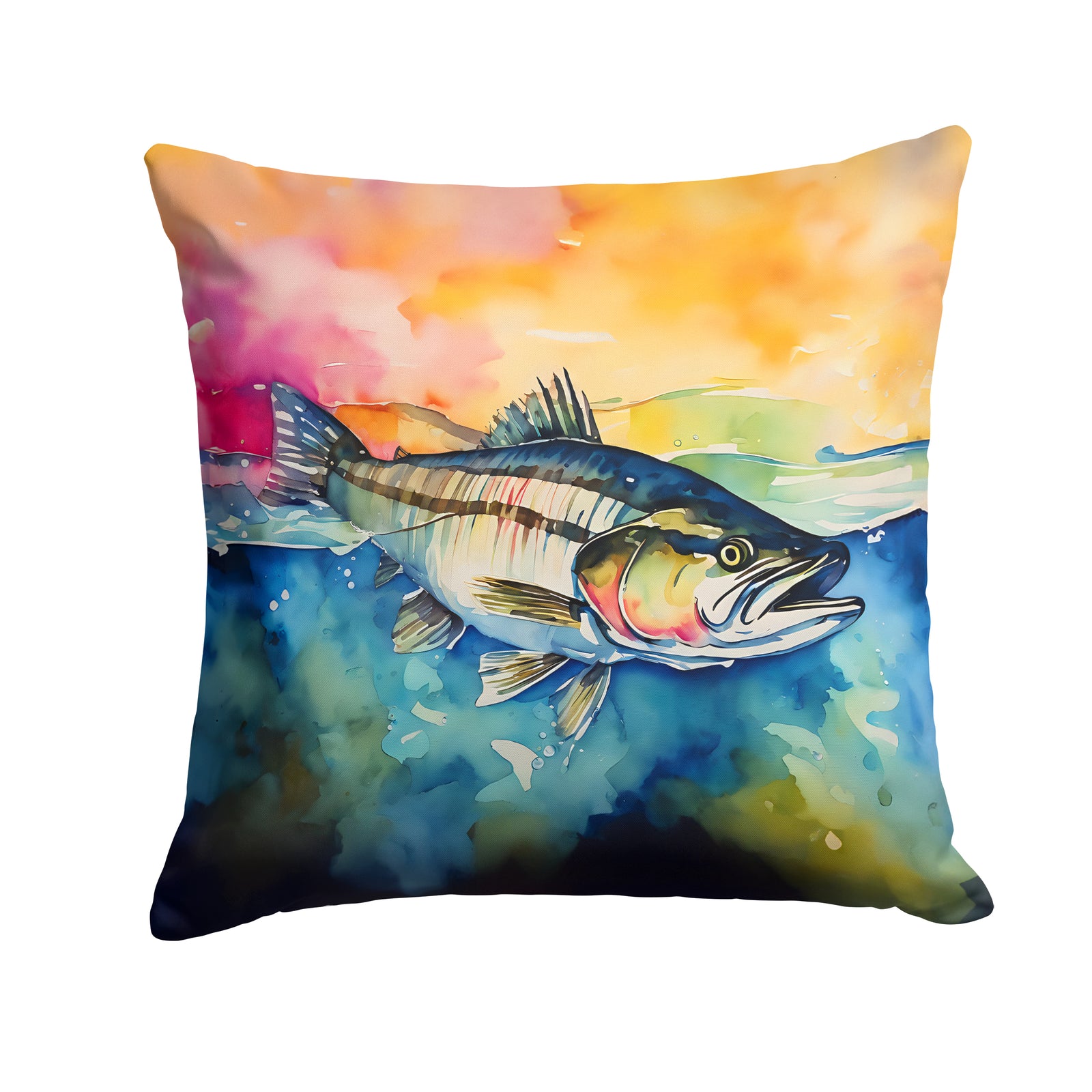 Buy this Striped Bass Throw Pillow