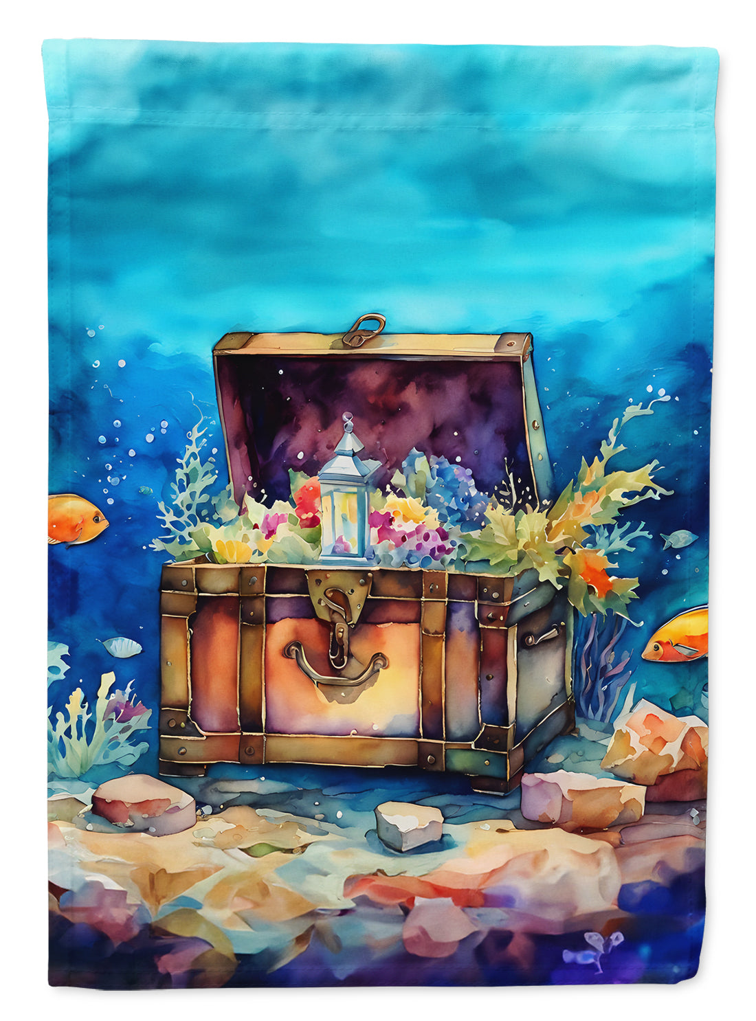 Buy this Treasure Chest Garden Flag