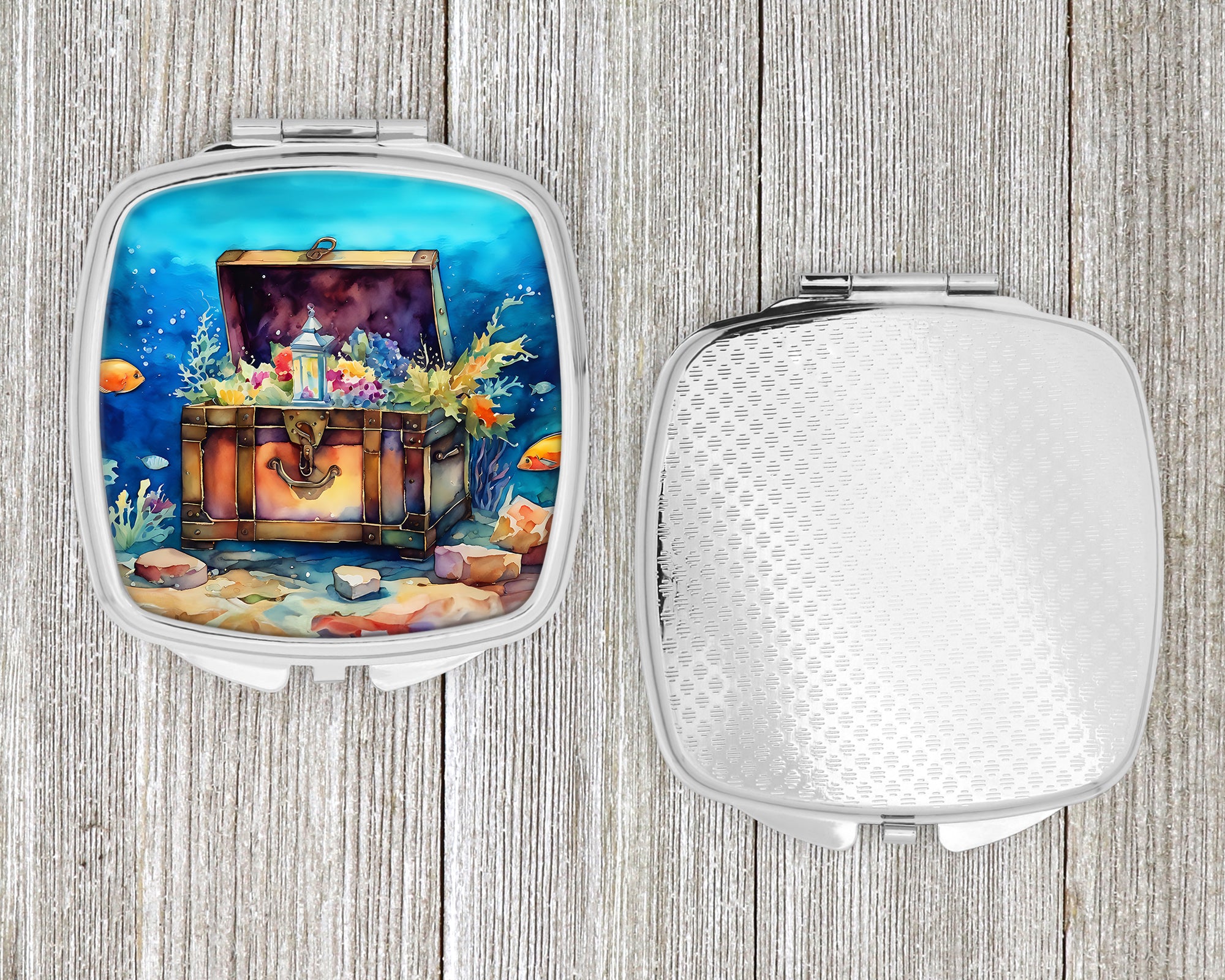 Treasure Chest Compact Mirror