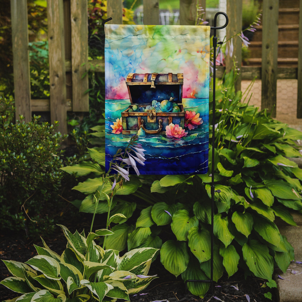 Buy this Treasure Chest Garden Flag