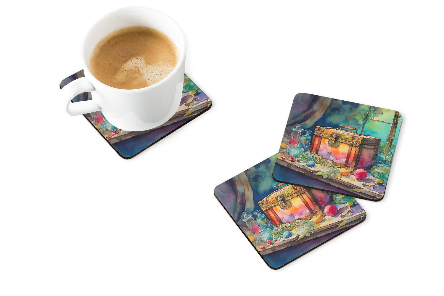 Buy this Treasure Chest Foam Coasters