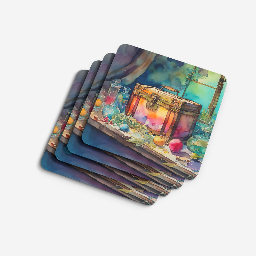 Treasure Chest Foam Coasters