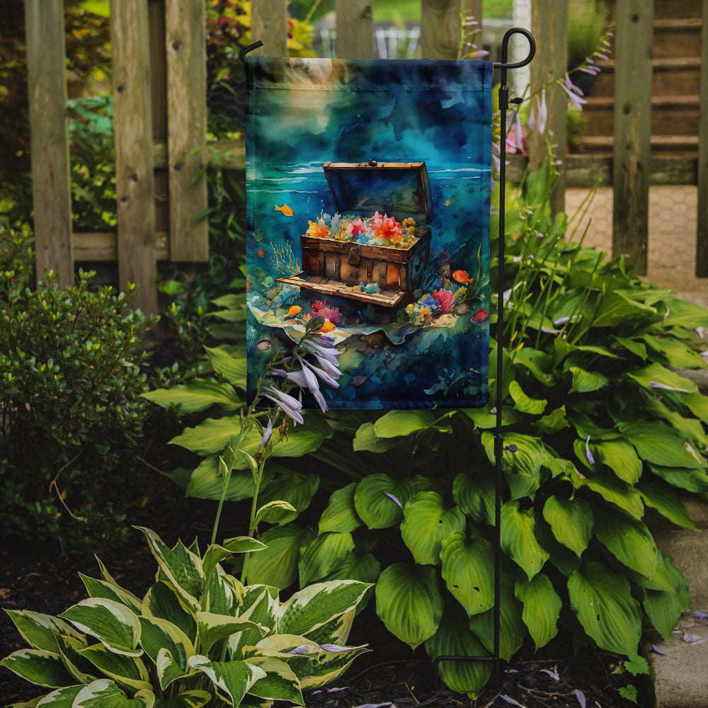 Buy this Treasure Chest Garden Flag