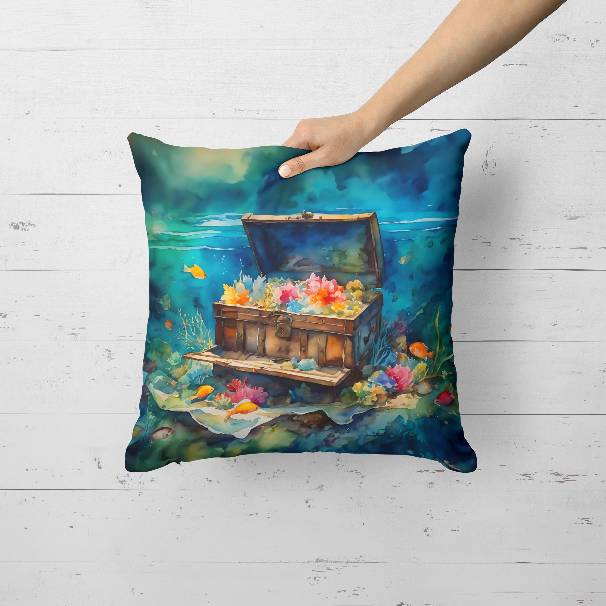 Buy this Treasure Chest Throw Pillow