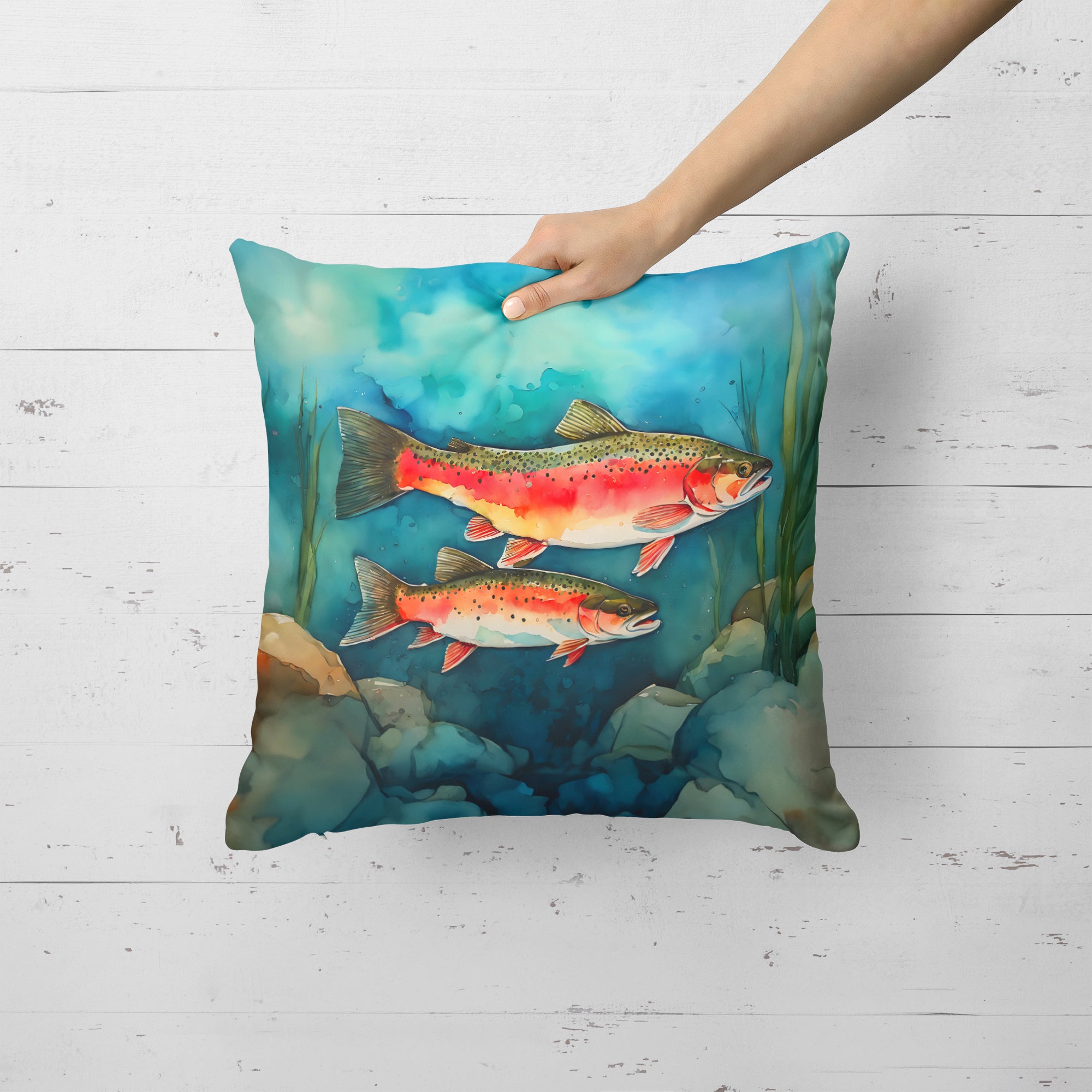 Buy this Trout Throw Pillow