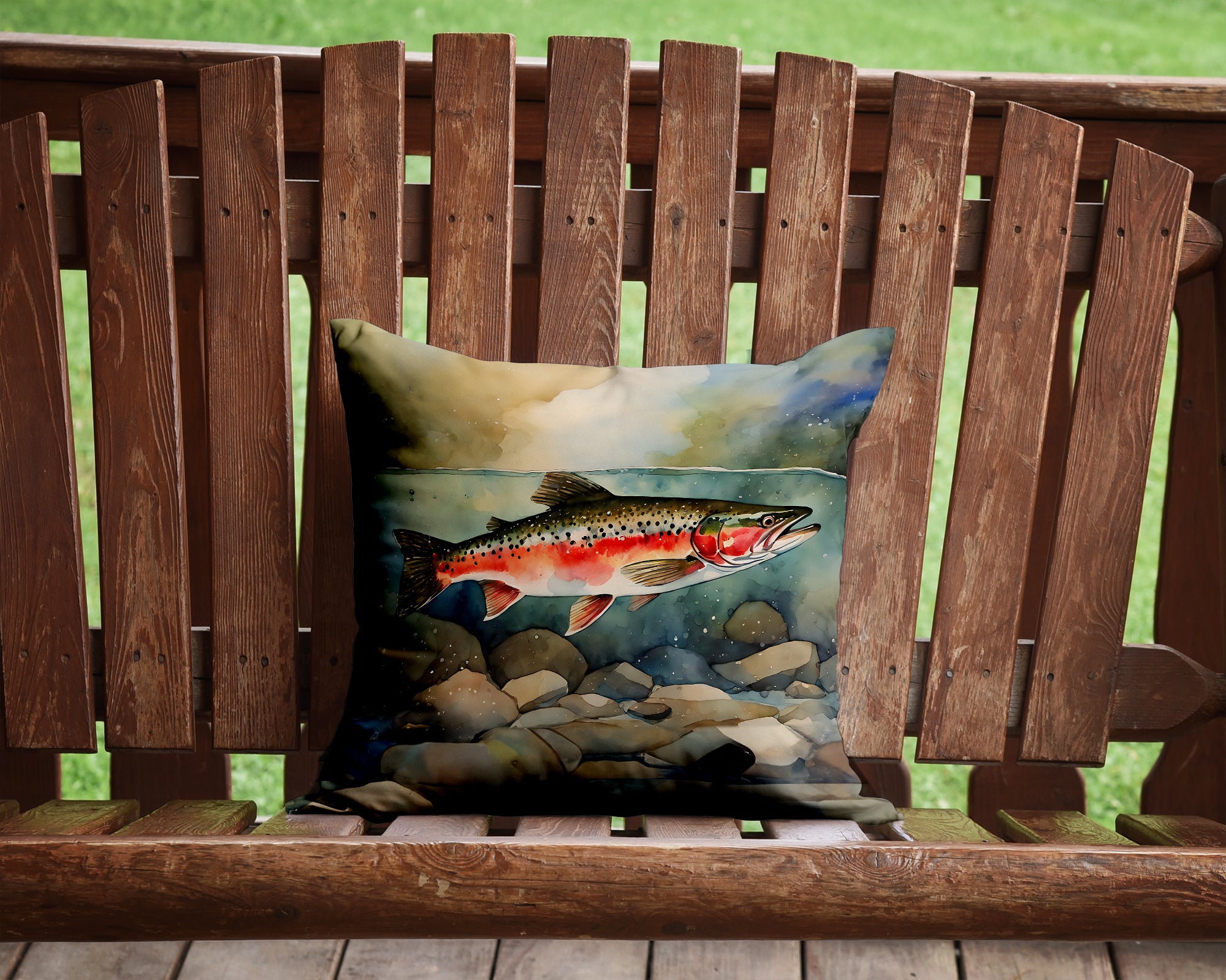 Buy this Trout Throw Pillow