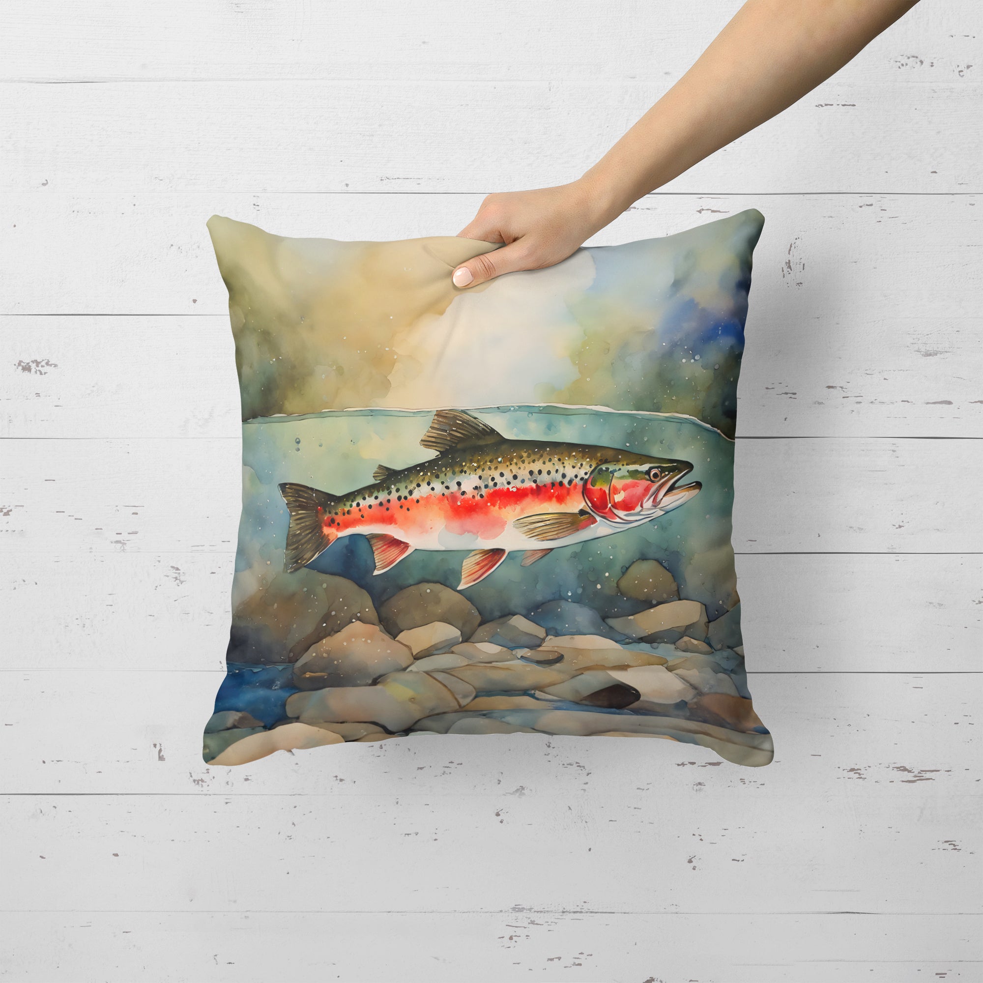 Buy this Trout Throw Pillow