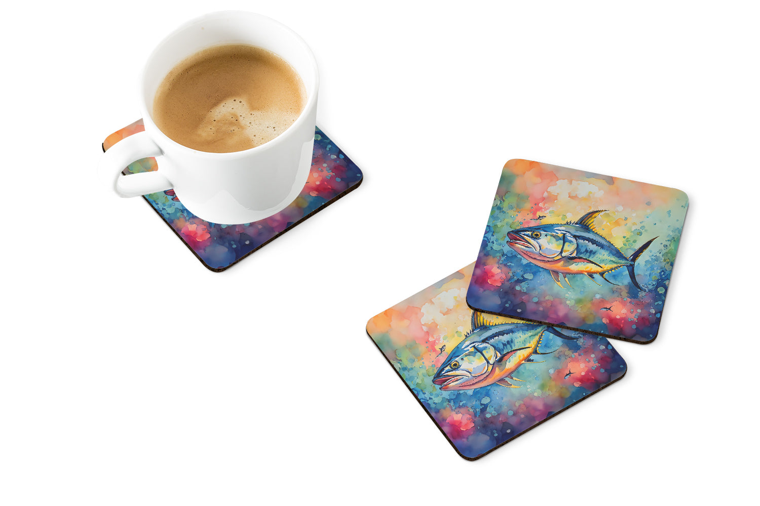 Buy this Yellowfin Tuna Foam Coasters