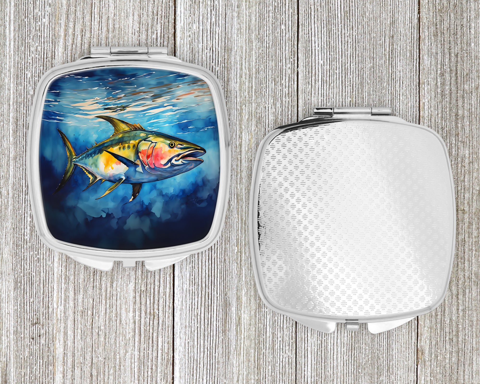 Yellowfin Tuna Compact Mirror