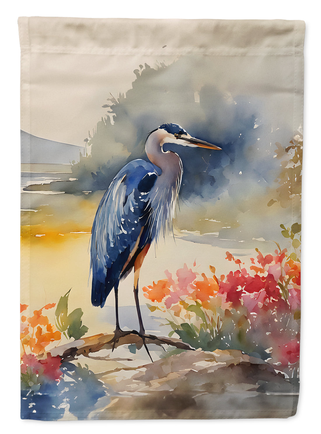 Buy this Blue Heron House Flag