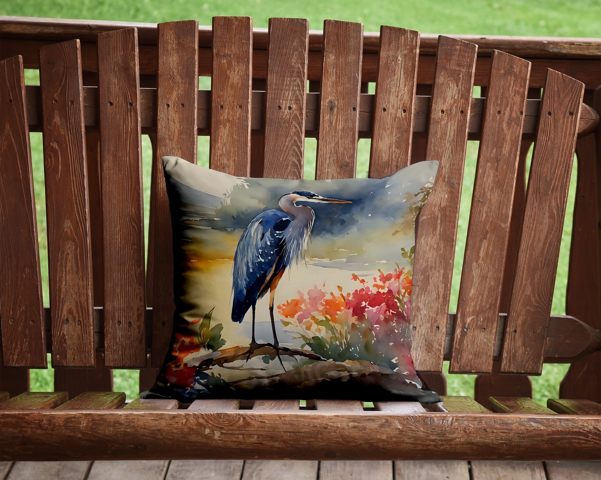 Buy this Blue Heron Throw Pillow