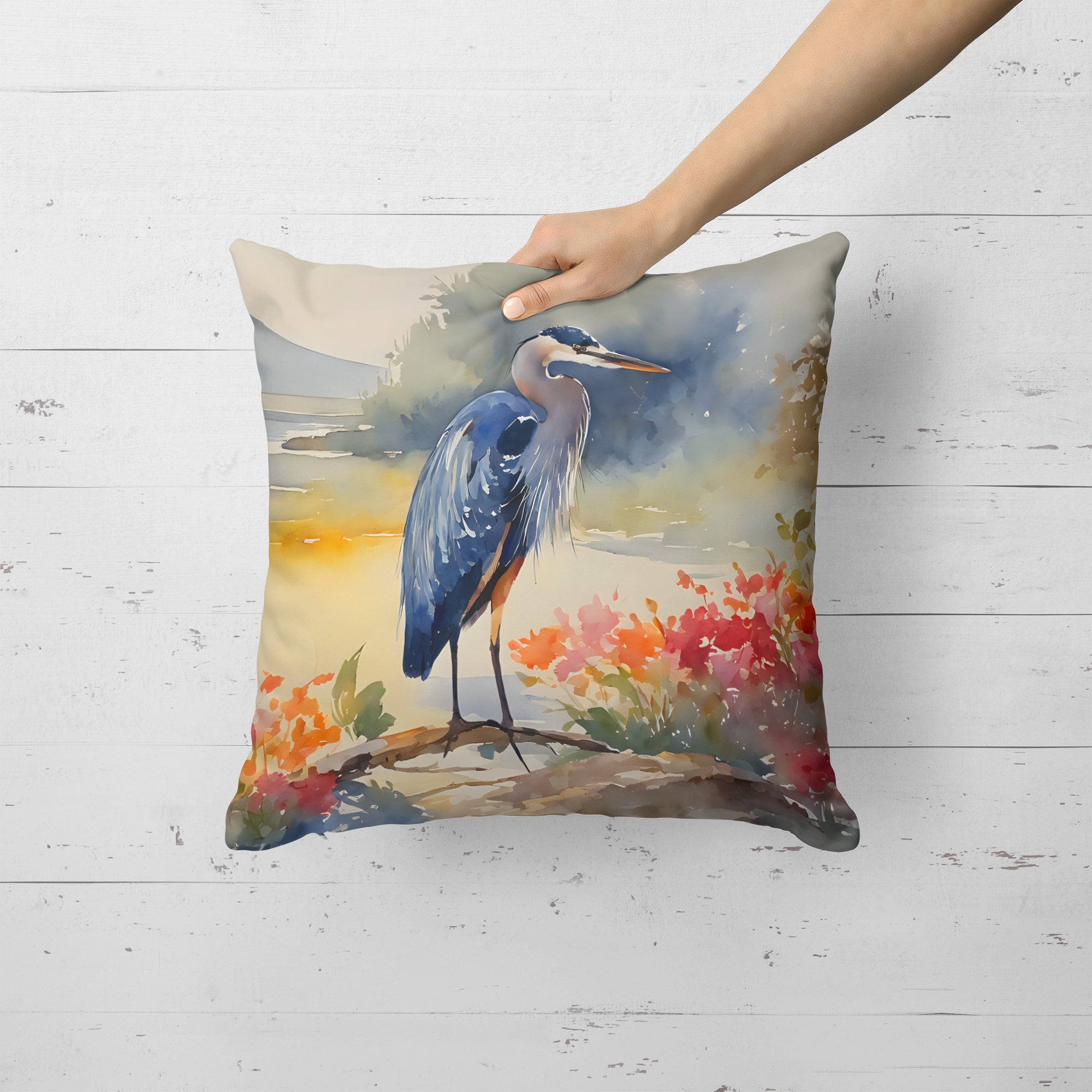 Buy this Blue Heron Throw Pillow