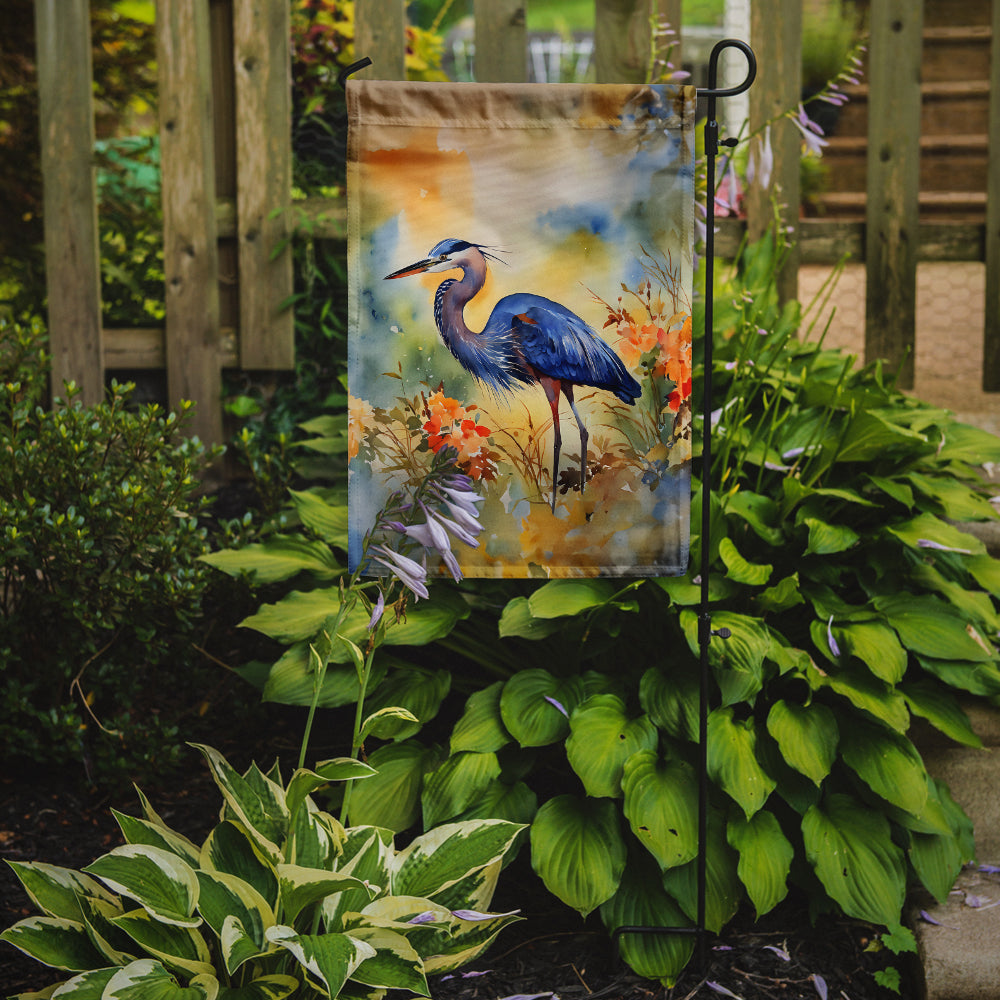 Blue Heron Garden Flag