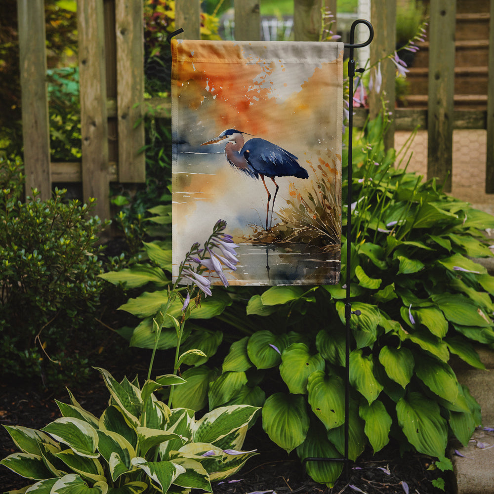 Blue Heron Garden Flag