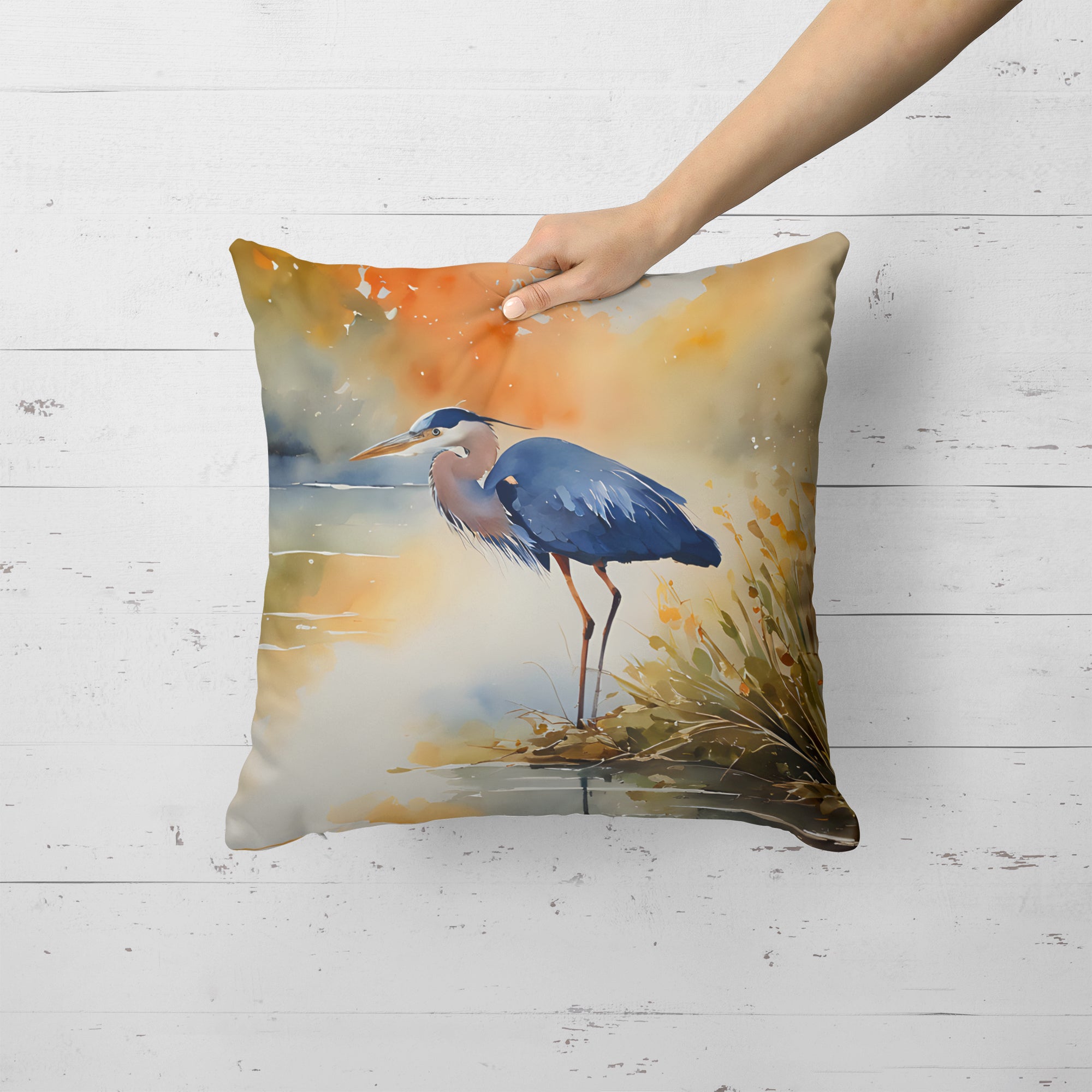 Buy this Blue Heron Throw Pillow