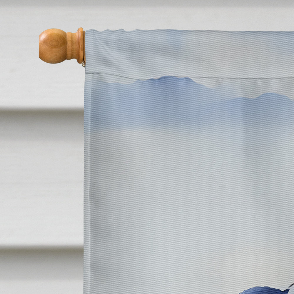 Blue Heron House Flag