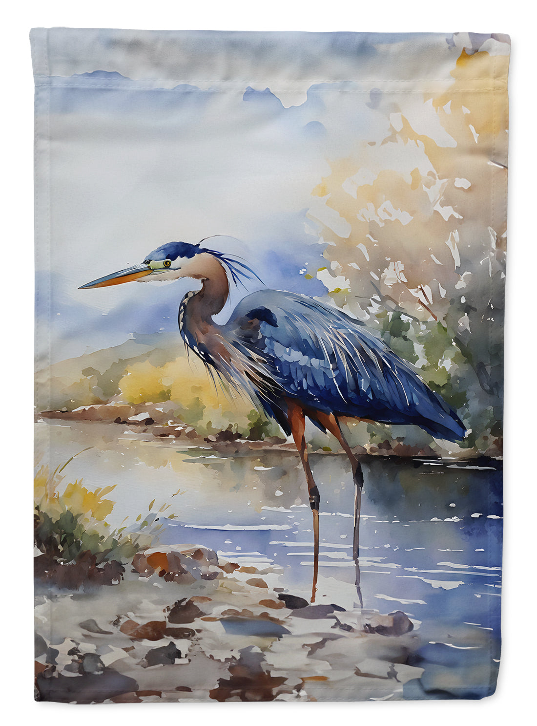 Buy this Blue Heron House Flag