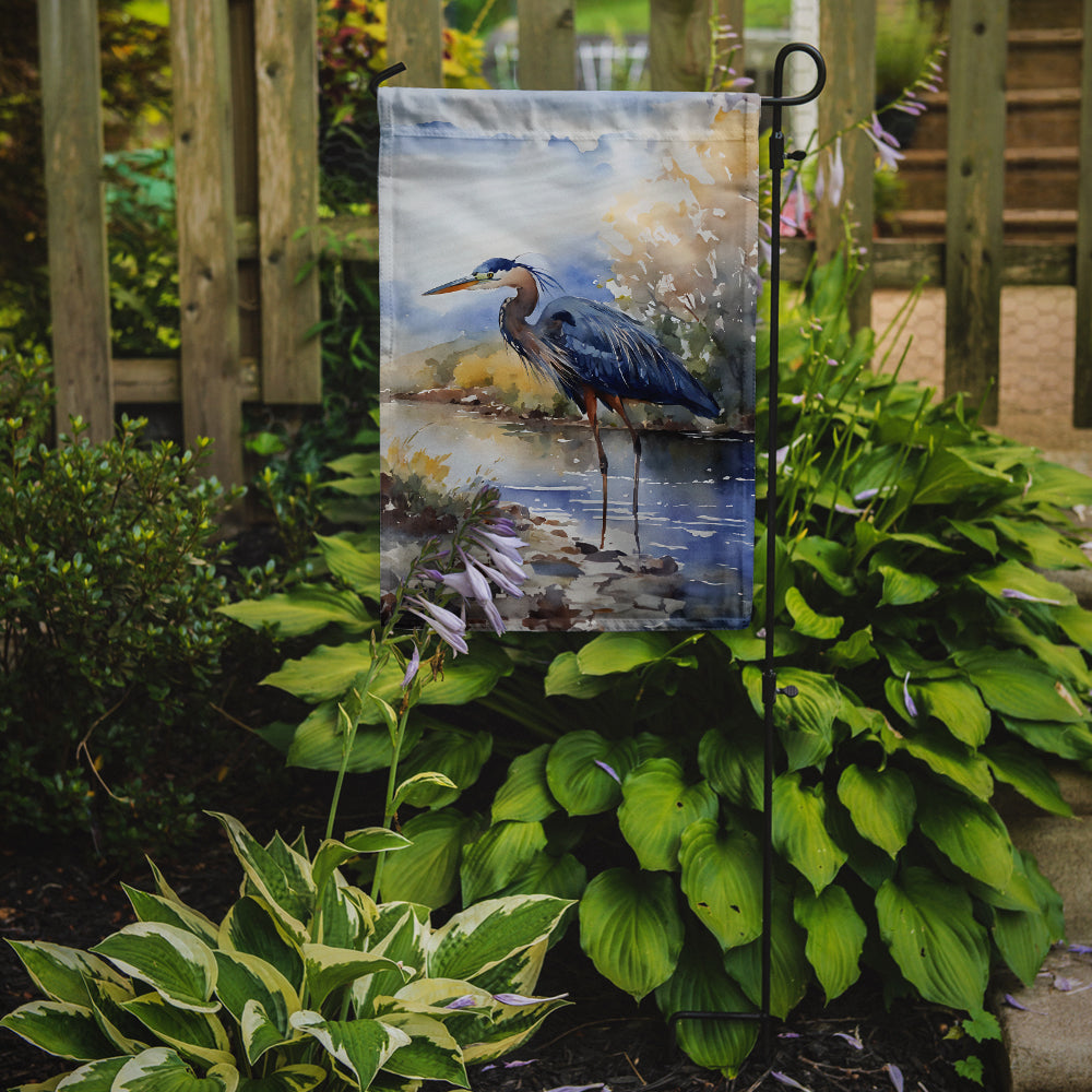 Blue Heron Garden Flag