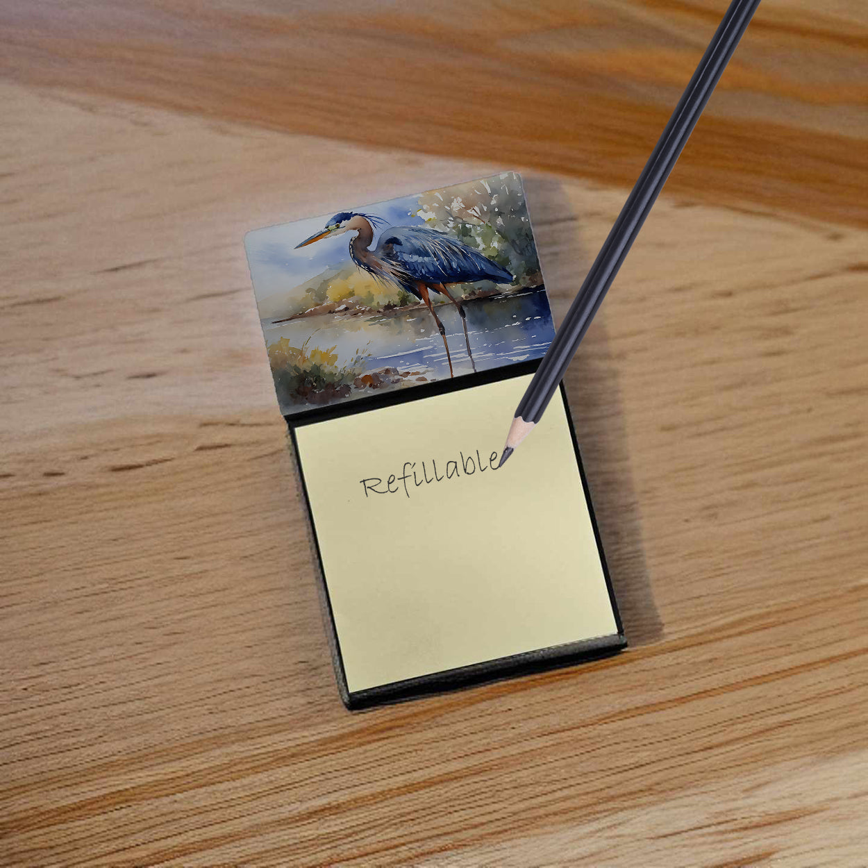 Buy this Blue Heron Sticky Note Holder