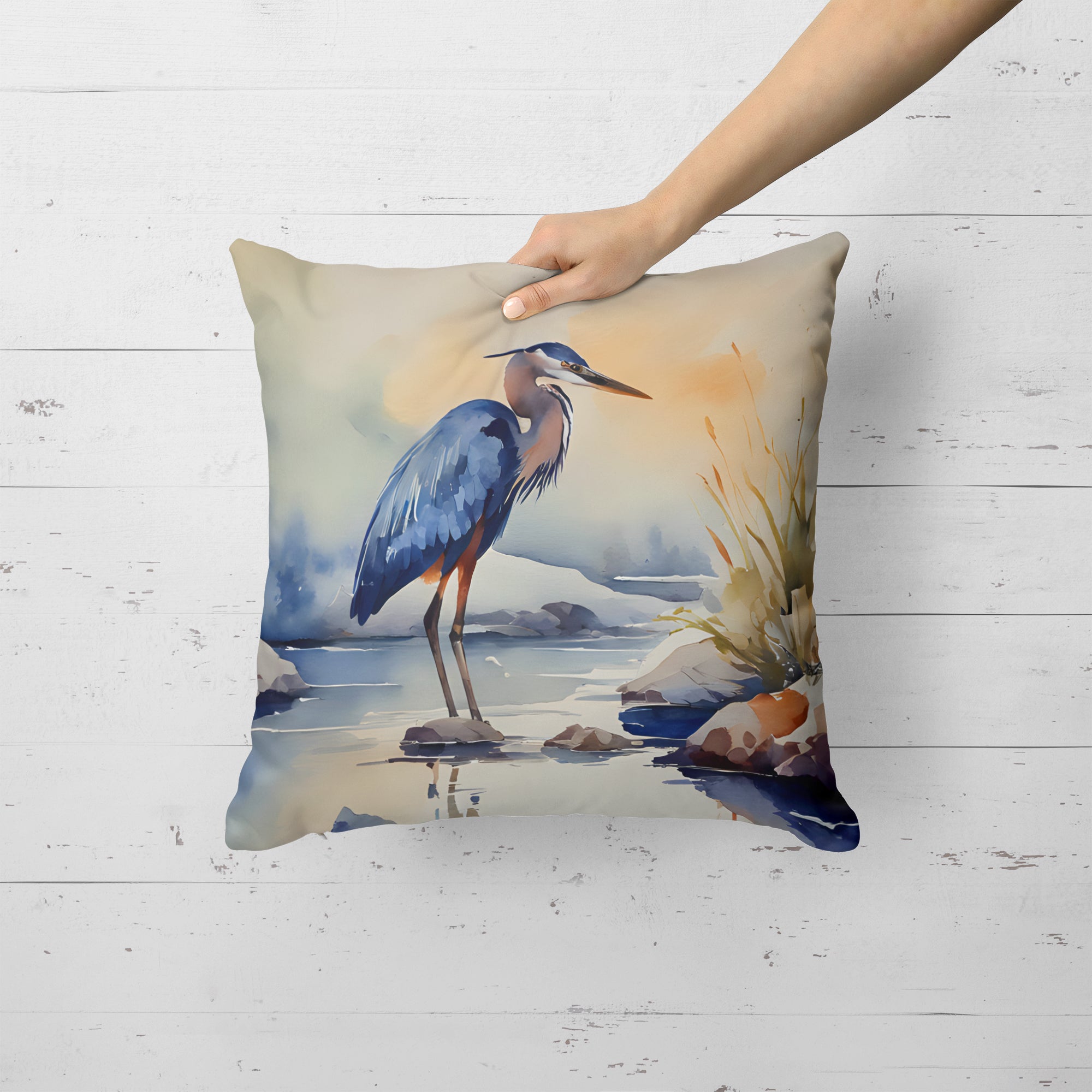 Buy this Blue Heron Throw Pillow