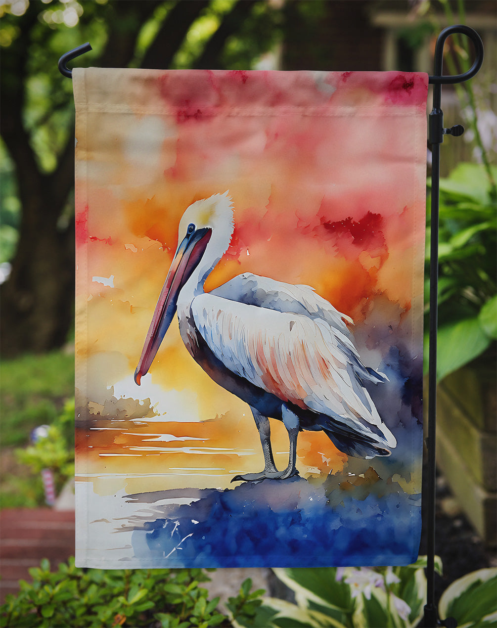 Pelican Garden Flag