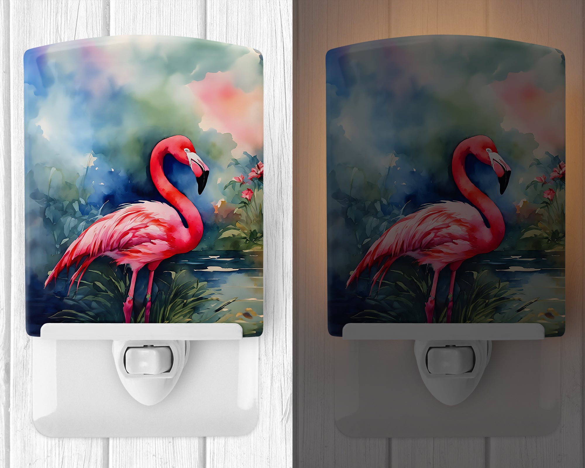 Buy this Flamingo Ceramic Night Light