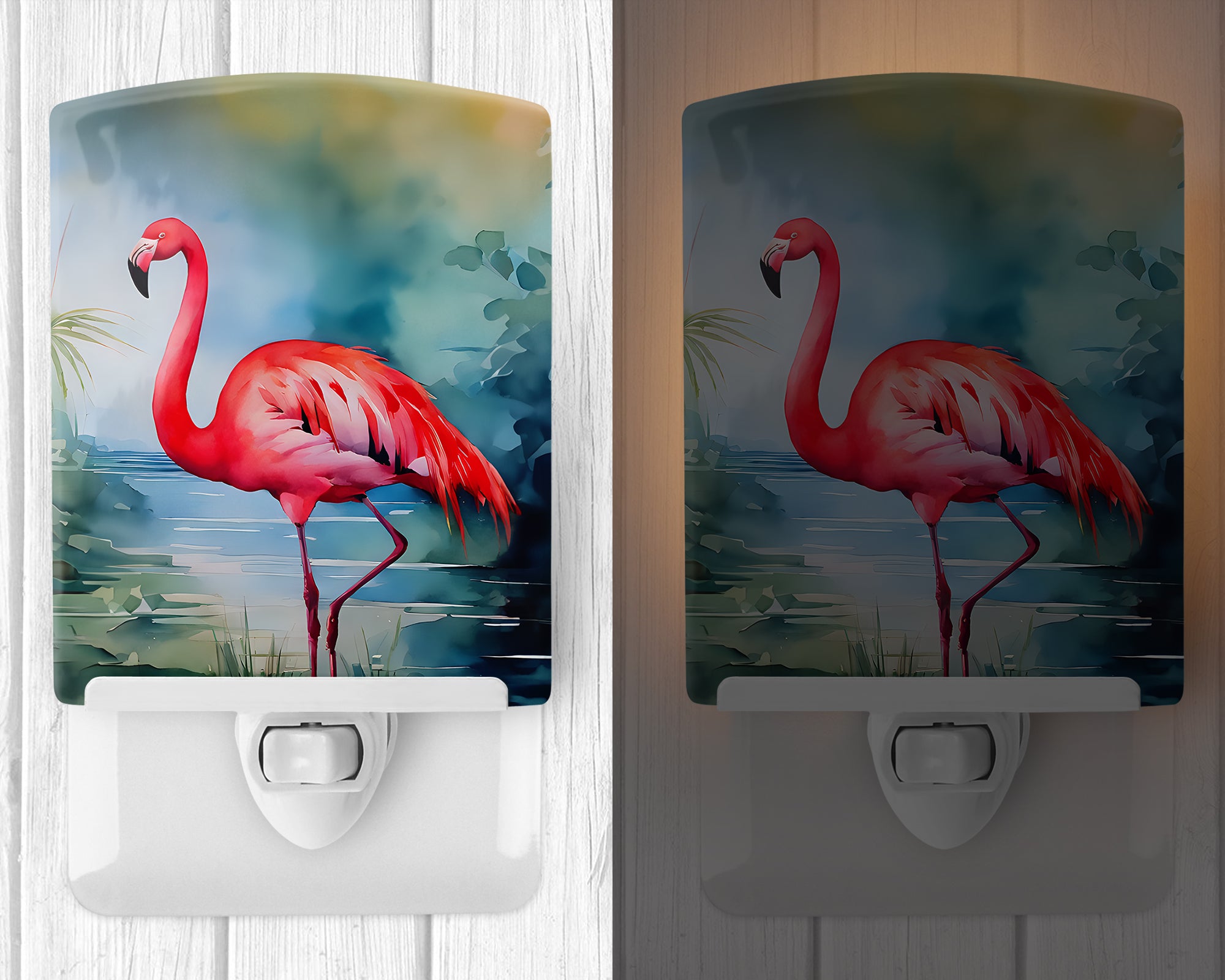 Buy this Flamingo Ceramic Night Light